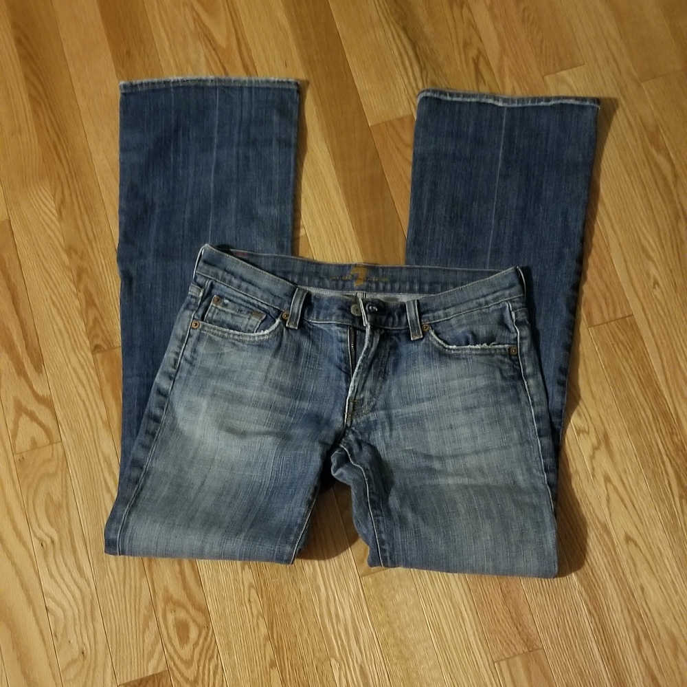 Bootcut 7 for all mankind size 27 jeans
